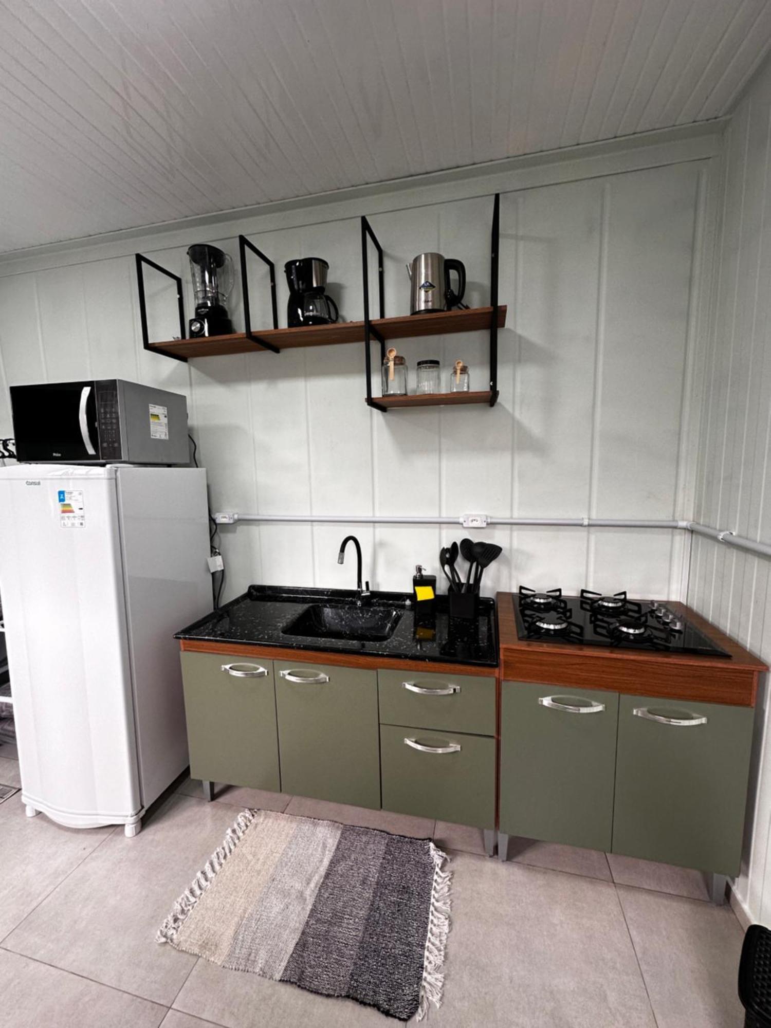 Kitnet Container Com Garagem Villa อิตาเปมา ภายนอก รูปภาพ